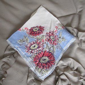 vintage printed handkerchief